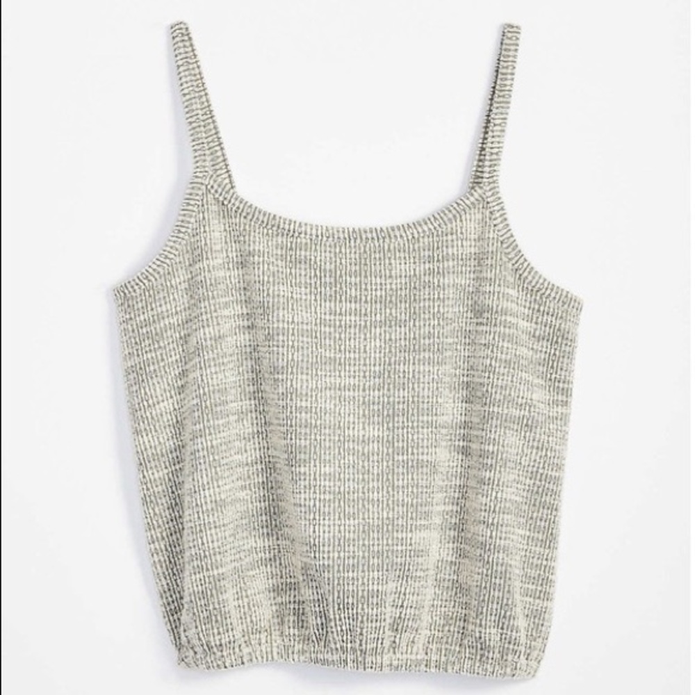 LOFT Ikat Boucle Bubble Hem Cami